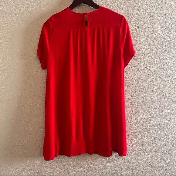 Umgee USA Embroidered Red Tunic Dress Size Small - Picture 7 of 8